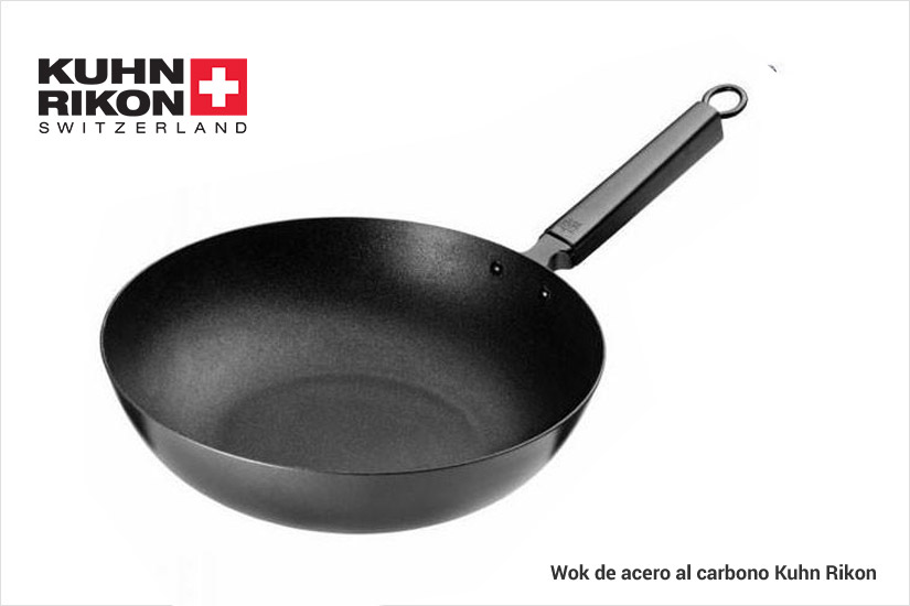 que wok comprar de acero al carbono