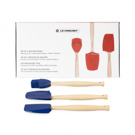 Set 3 Silikon-Utensilien Le Creuset Craft