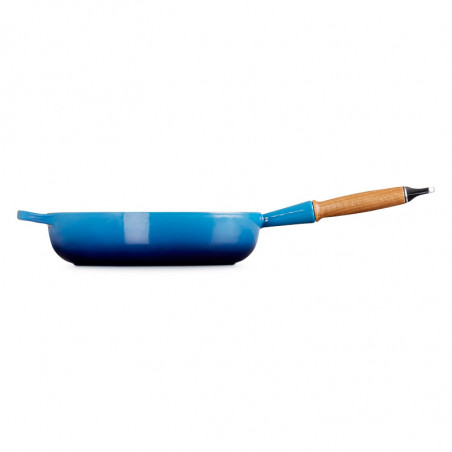 Sartén honda Signature con mango de madera Le Creuset