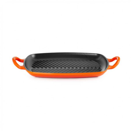 Le Creuset high rectangular cast iron grill grill grill Le Creuset