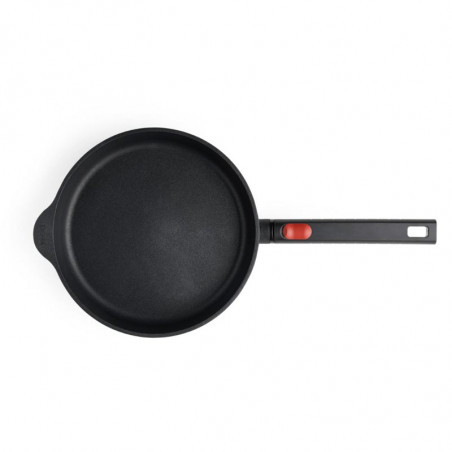 Bovenaanzicht van de Woll Eco Logic QXR koekenpan met 24 diameter Bovenaanzicht van de Woll Eco Logic QXR koekenpan met 24 diameter
