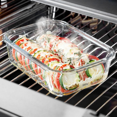 Container Milo Gefu in de oven