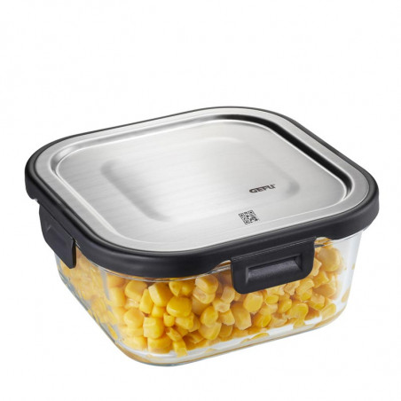 Gefu Milo récipient alimentaire carré en verre 800 ml Gefu Milo récipient alimentaire carré en verre 800 ml