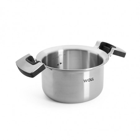 Woll Concept PRO 16, 20 en 24 cm potten. diameter 18/10 roestvrij staal