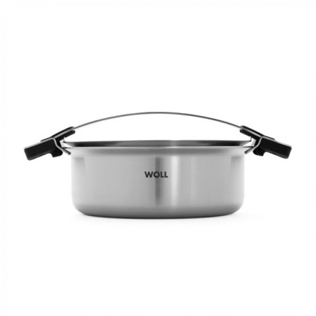 Casserole Woll Concept PRO en acier inoxydable 18/10. Capacité : 4 litres, 24 cm de diamètre.