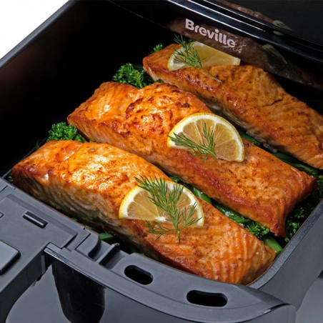 Heißluftfritteuse mit Dampfgarsystem Breville