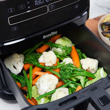 Friggitrice ad aria con sistema di cottura a vapore Breville
