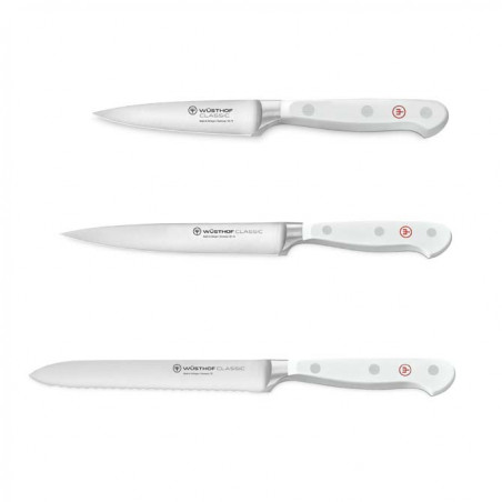 Bloco Wüsthof Classic White com 5 facas