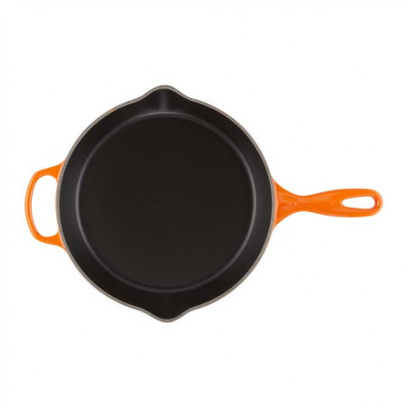 Frigideira skillet alta em ferro fundido Bamboo da Le Creuset