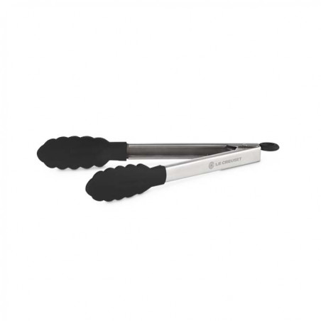 Le Creuset Pinzette aus Stahl mit Silikonspitze