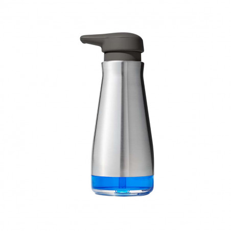 Dispensador de jabón fabricado en acero inoxidable OXO