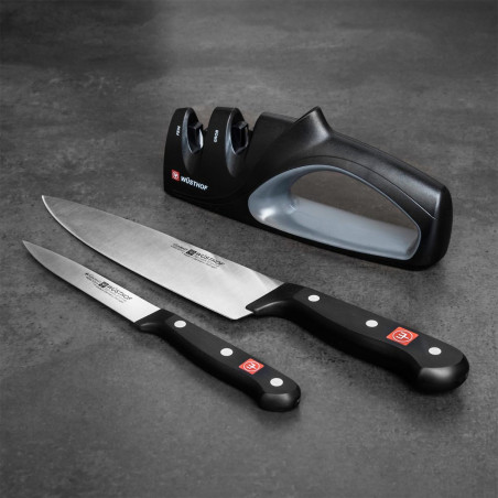 Conjunto facas Wüsthof Chef + Ofícios + Afiador