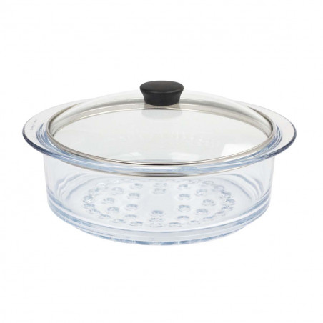 Accesorio para cocinar al vapor con tapa Cristel