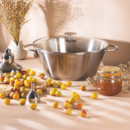 Cocotte en acier inoxydable grande capacité Cristel