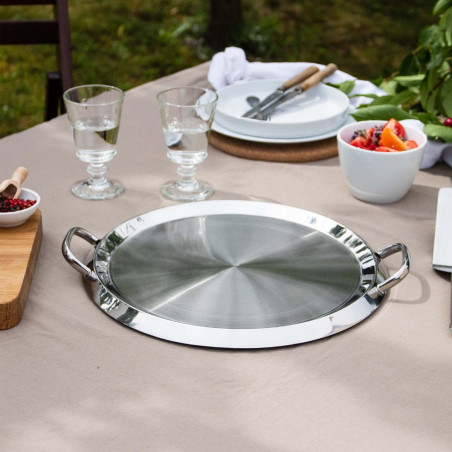 Plancha Grill de acero inoxidable Cristel