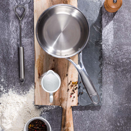 Casserole saucier en acier inoxydable Cristel Castel Pro