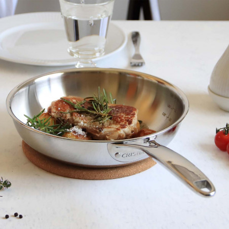 Wok de acero inoxidable Castel Pro de Cristel