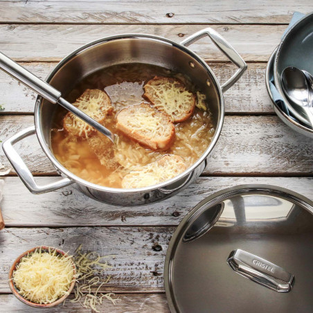 Casseruola in acciaio inox Cristel Castel Pro