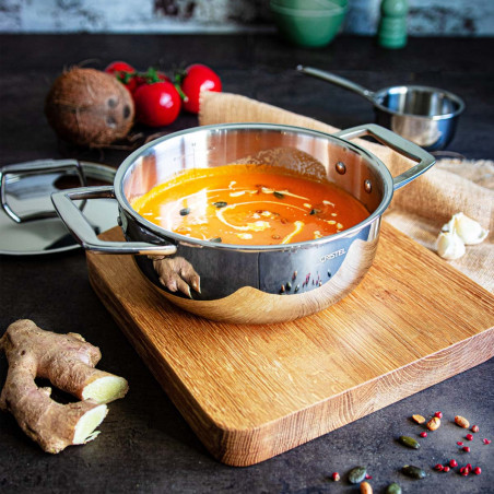 Casseruola in acciaio inox Cristel Castel Pro