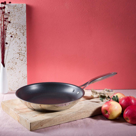 Poêle à frire en acier antiadhésif Cristel Castel Pro