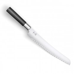Cuchillo Kai de Pan de 23 cm de la serie Wasabi Black