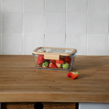 Recipientes em vidro Pebbly