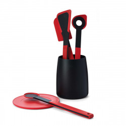 Bote para utensilios con reposa cuchara Woll