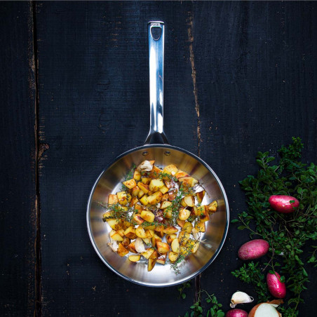 Frigideira em aço inoxidável 1826 Cristel