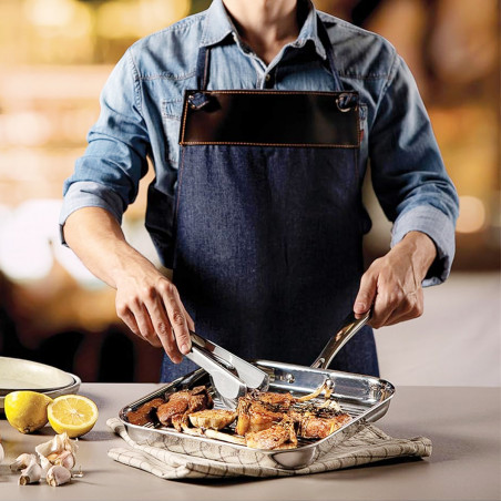 Grelhador Tramontina em aço inoxidável