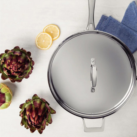 Sauté Tramontina em aço inoxidável