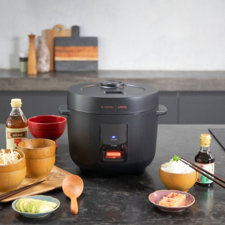 Arrocera eléctrica Livoo en la cocina