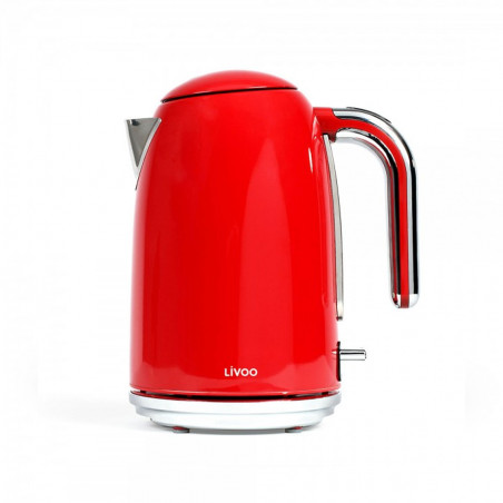 Hervidor retro Livoo color rojo Hervidor retro Livoo color rojo