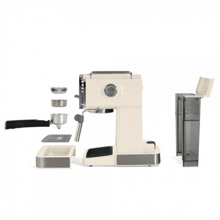 Despiece de la Cafetera Espresso Livoo Vintage.