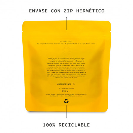 Envases de Welcome Pack Espresso Café de Finca