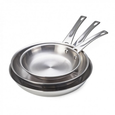 Batería de cocina 5 piezas acero inoxidable Supreme Prof