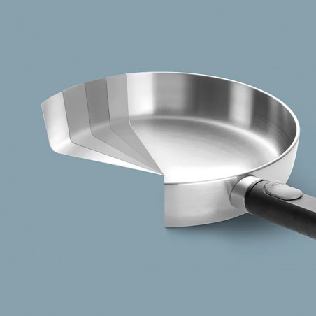 Sartén de acero inoxidable Woll Logic steel
