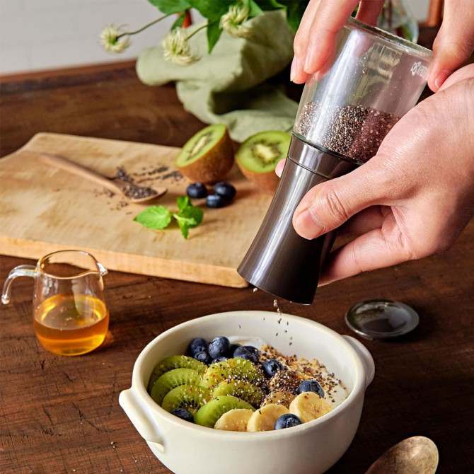 Moinho de sésamo, chia e quinoa Kyocera