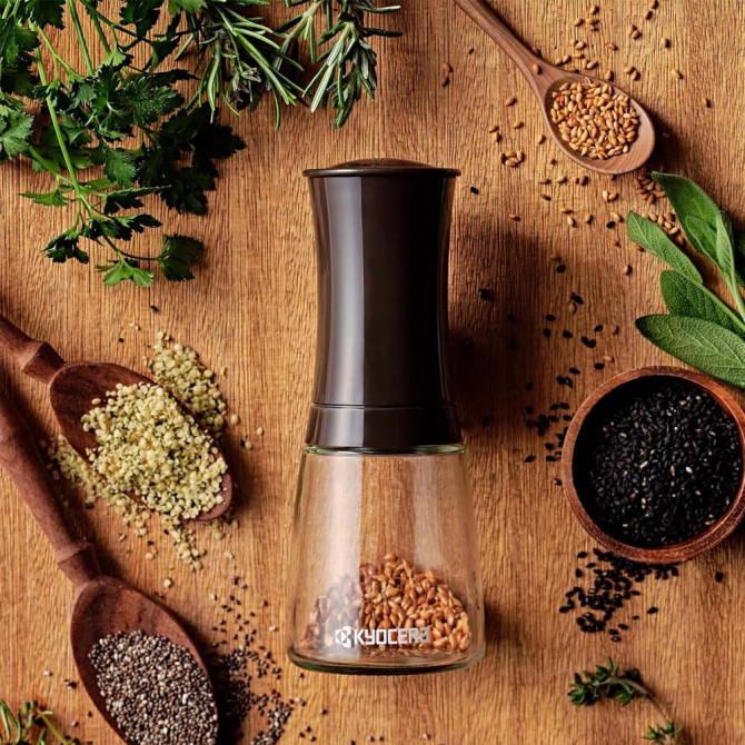 Moinho de sésamo, chia e quinoa Kyocera