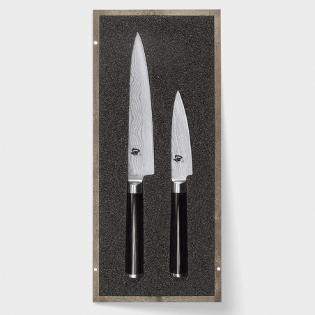 Set d'éplucheurs et de couteaux utilitaires Kai Case dans un coffret cadeau