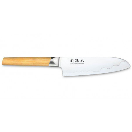 Cuchillo Santoku Kai Seki Magoroku Composite de 16,5 cm