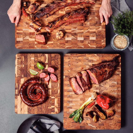 Tabla de madera de teca Tramontina Churrasco Premium