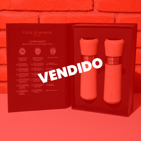 Set de molinillos de sal y pimienta Cole & Mason Lyndhurst Nordic White (2 piezas, caja regalo) - Outlet