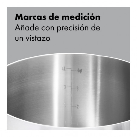 Set de 2 casseroles en acier inoxydable triple couche avec couvercle OXO Mira 16 et 20 cm