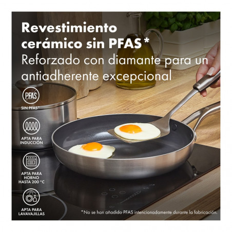 Conjunto de 2 frigideiras antiaderentes em aço inoxidável OXO Mira Ceramic (20 + 26 cm)