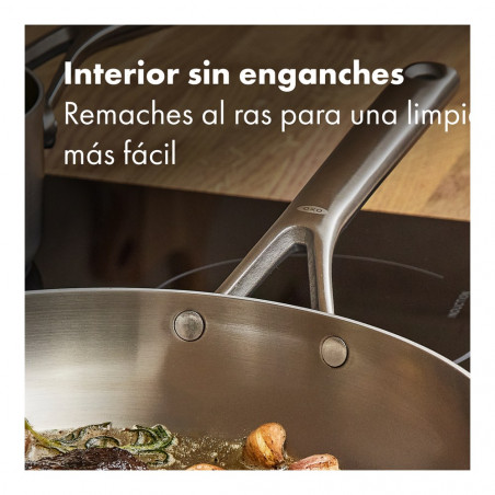 Frigideira em aço inoxidável de tripla camada OXO Mira