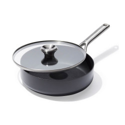 Frigideira sauté com tampa OXO Ceramic Professional 24 cm
