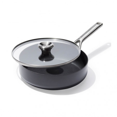 Sartén salteadora con tapa OXO Ceramic Professional 24 cm