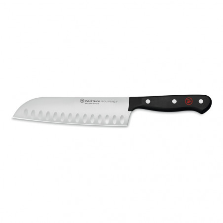 Faca santoku alveolada Wüsthof Gourmet de 17 cm