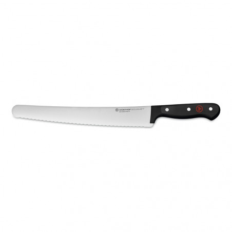 Couteau Super Slicer Wüsthof Gourmet de 26 cm à tranchant ondulé