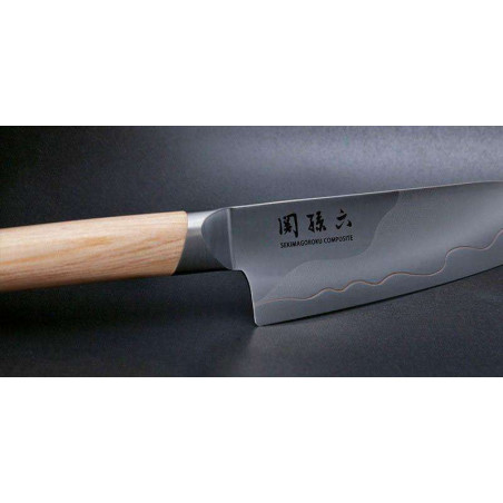 Cuchillo Nakiri Kai Seki Magoroku Composite de 16,5 cm